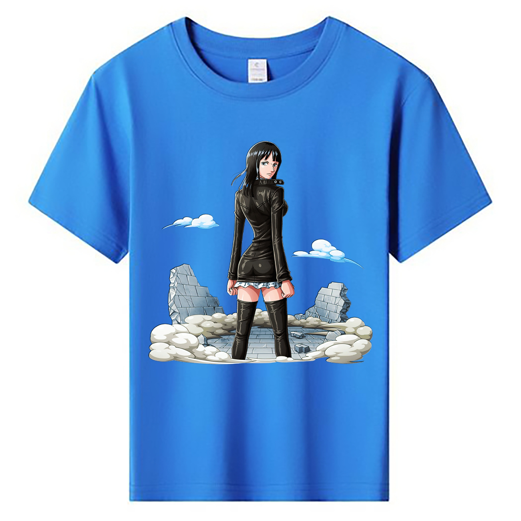ワンピース ニコ・ロビン ONE PIECE Nico Robin 綿100％キッズTシャツ（フロントプリント）